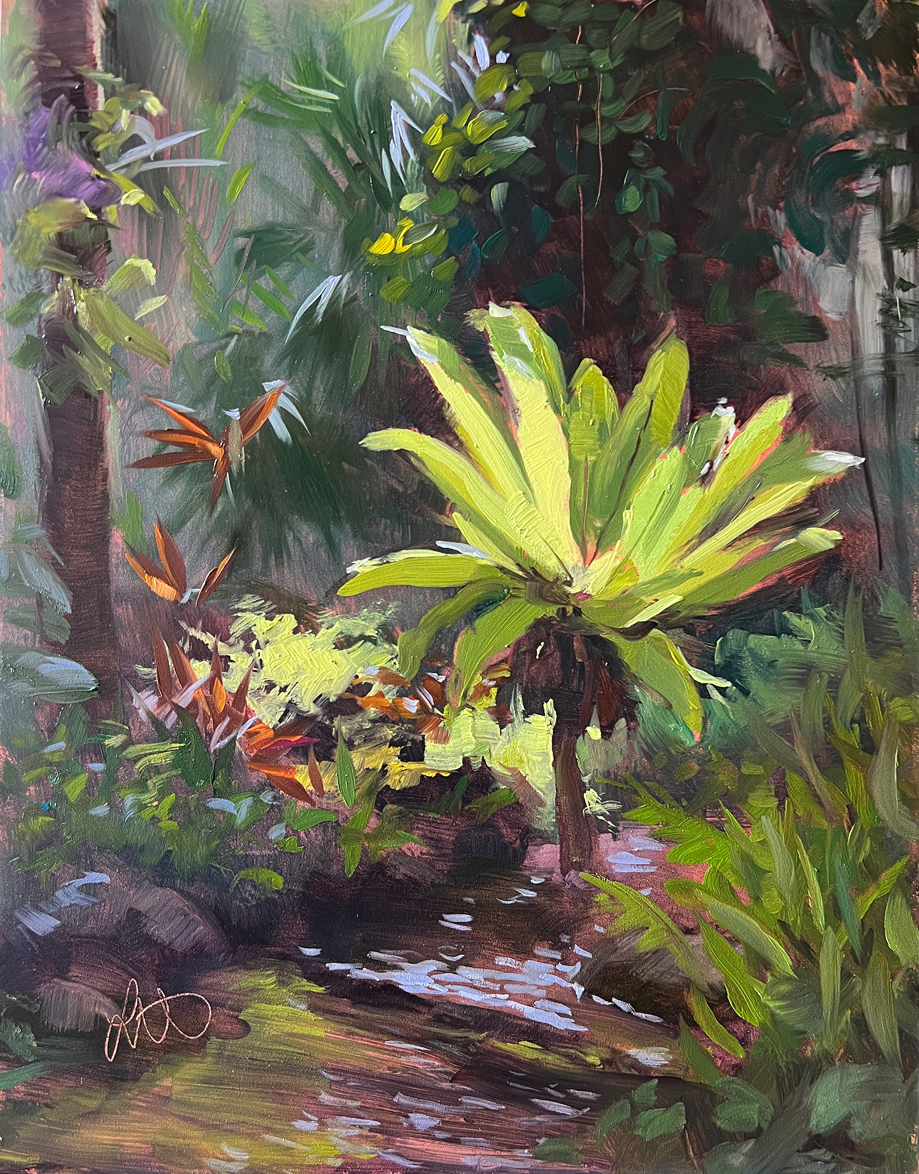 Sunlight Repository, 2025
14 x 11 in Oil on Panel
Painted En Plein Air
Fairchild Tropical Botanic Garden - Coral Gables, FL
Available